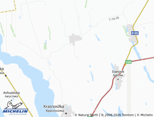 Mapa MICHELIN Peremozhne - ViaMichelin
