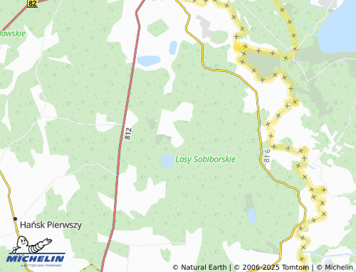MICHELIN Żłobek Mały map - ViaMichelin