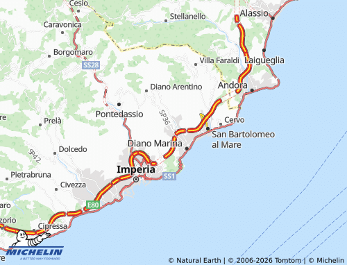 Mapa MICHELIN Diano Castello - ViaMichelin