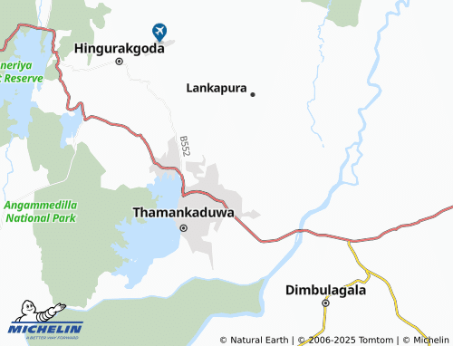 MICHELIN Palugasdamana 01 Ela map - ViaMichelin