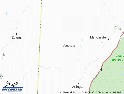 Mappa MICHELIN Sandgate - ViaMichelin