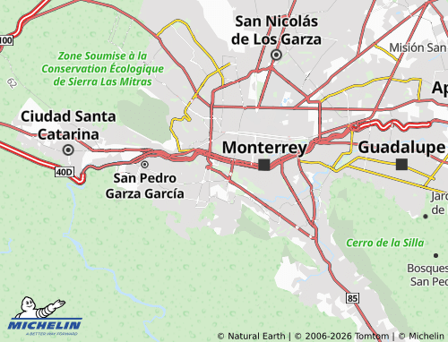 Mappa MICHELIN Los Arcángeles Torre 4 - ViaMichelin