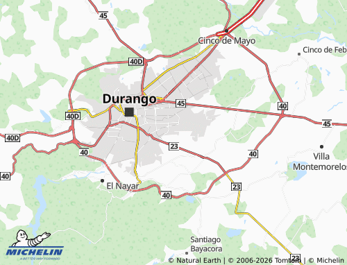 MICHELIN-Landkarte Nuevo Durango II - ViaMichelin