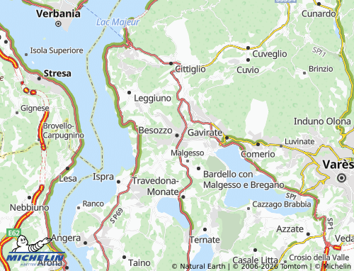 MICHELIN Besozzo map - ViaMichelin
