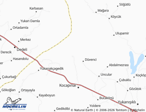 MICHELIN Pınarlı map - ViaMichelin