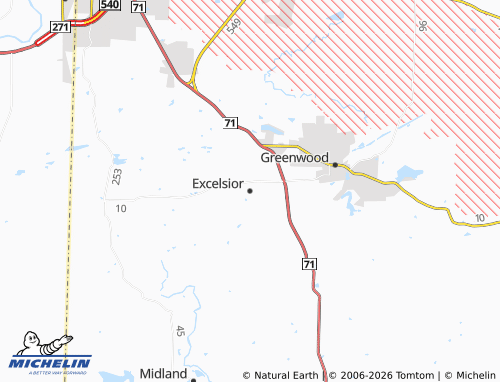Mappa MICHELIN Excelsior - ViaMichelin