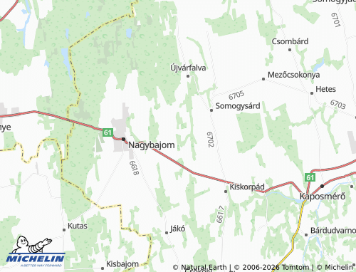Mappa MICHELIN Pálmajor - ViaMichelin