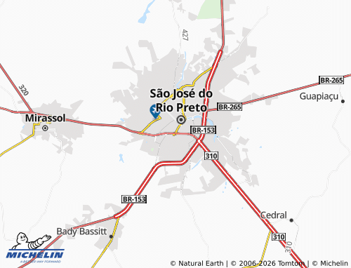 MICHELIN Cidade Nova map - ViaMichelin