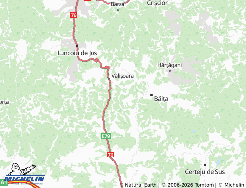 MICHELIN-Landkarte Peștera - ViaMichelin
