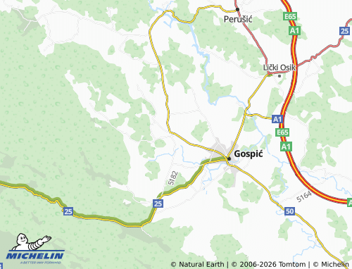 Mapa MICHELIN Plećaš - ViaMichelin