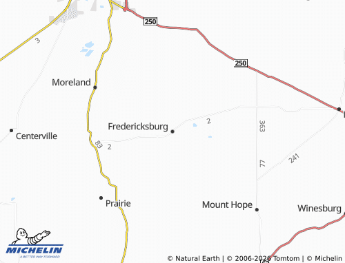Mappa MICHELIN Fredericksburg - ViaMichelin