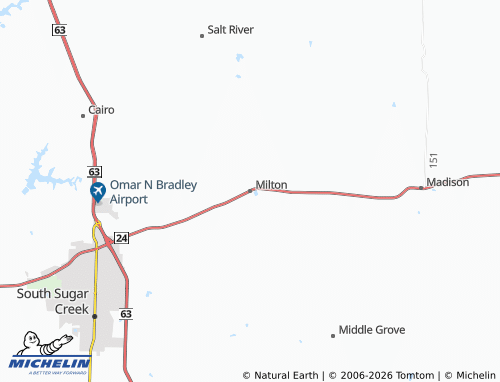 Mappa MICHELIN Milton - ViaMichelin
