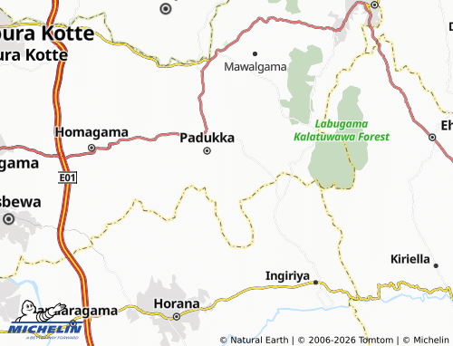 Mappa MICHELIN Angamuwa - ViaMichelin