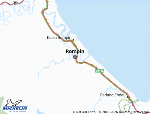 Mappa MICHELIN Rompin - ViaMichelin