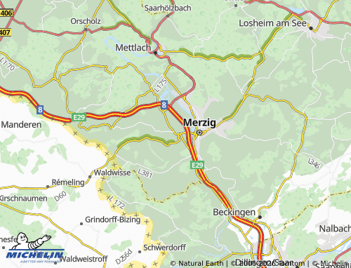 MICHELIN Hilbringen map - ViaMichelin