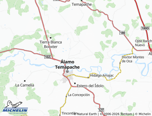 Mapa MICHELIN Álamo Tortuga - ViaMichelin