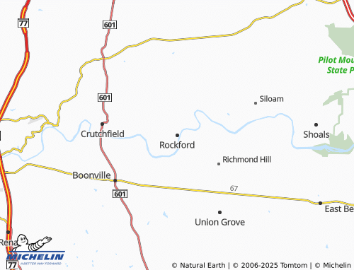 MICHELIN Rockford map - ViaMichelin