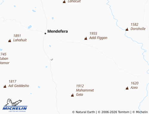 MICHELIN Debesana map - ViaMichelin