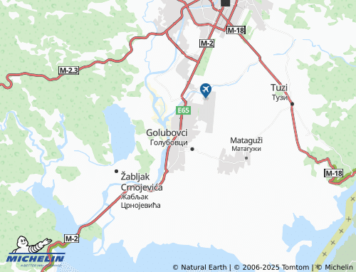 MICHELIN-Landkarte Mojanovići - ViaMichelin
