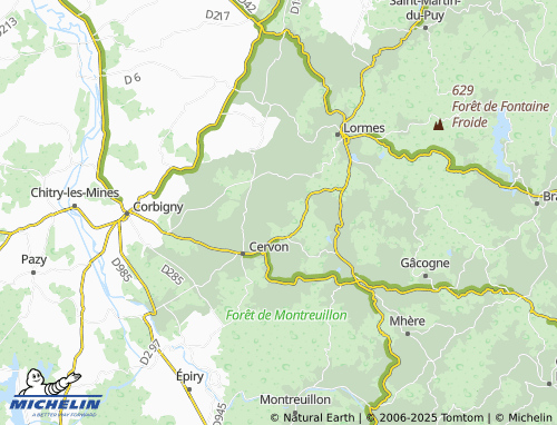 Mapa MICHELIN Cuzy - ViaMichelin