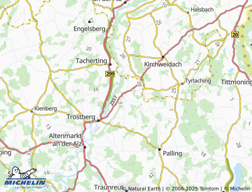MICHELIN Gumpertsham map - ViaMichelin