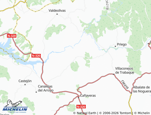 MICHELIN San Pedro Palmiches map - ViaMichelin