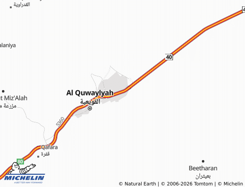 Carte MICHELIN al-Sina'iyyah - ViaMichelin