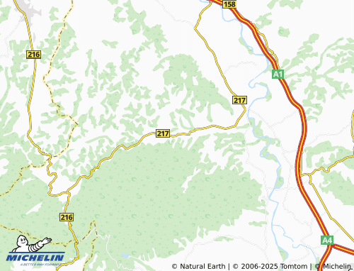 MICHELIN Vrćenovica map - ViaMichelin