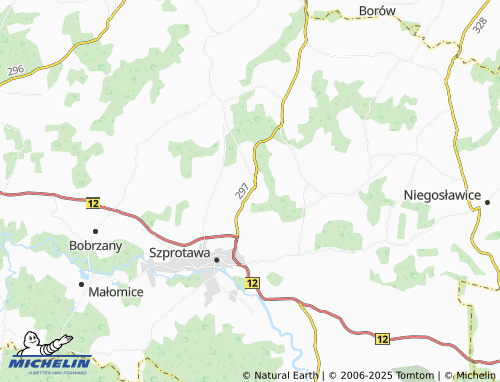 MICHELIN Pasterzowice map - ViaMichelin