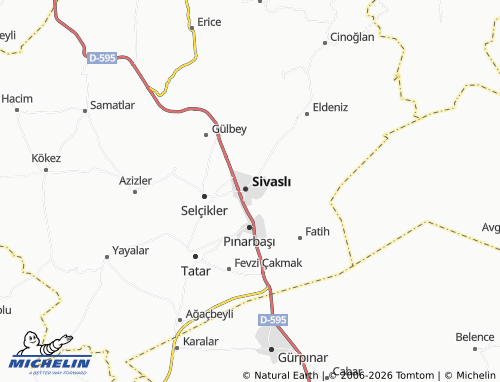 MICHELIN Evrenli map - ViaMichelin