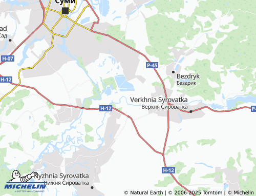 MICHELIN Novoselytsia map - ViaMichelin