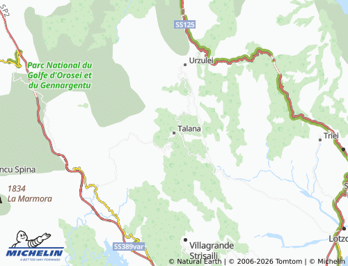 Mapa MICHELIN Talana - ViaMichelin