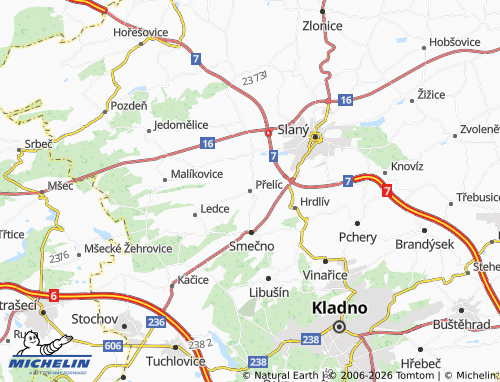 Mappa MICHELIN Přelíc - ViaMichelin