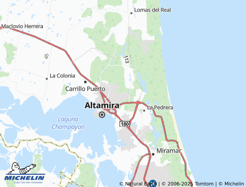MICHELIN Los Presidentes map - ViaMichelin