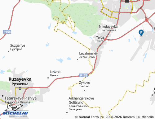 MICHELIN-Landkarte Levzhenskiy - ViaMichelin