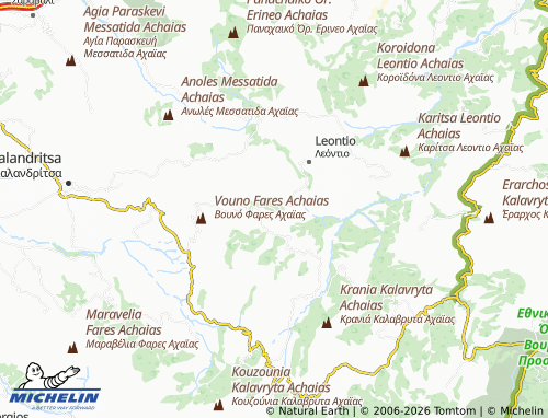 Carte MICHELIN Demesticha - ViaMichelin