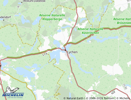 Mappa MICHELIN Lychen - ViaMichelin
