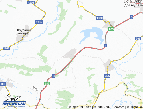 MICHELIN Telish map - ViaMichelin