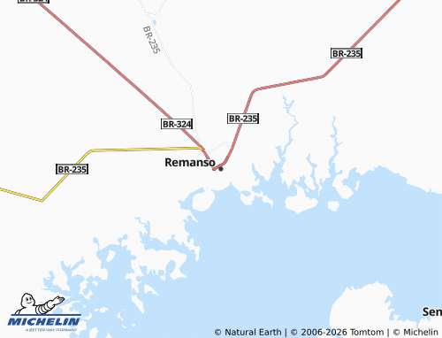 Mapa MICHELIN Remanso - ViaMichelin