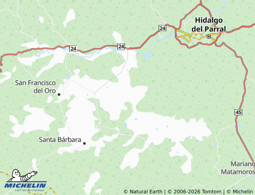 Mappa MICHELIN Casa Colorada - ViaMichelin