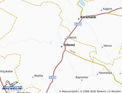 Mappa MICHELIN Yenice - ViaMichelin