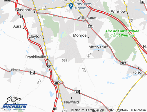Carte MICHELIN Janvier - ViaMichelin