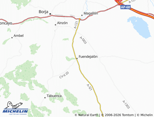 Mappa MICHELIN Fuendejalón - ViaMichelin