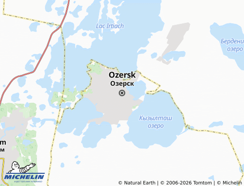MICHELIN-Landkarte Ozersk - ViaMichelin