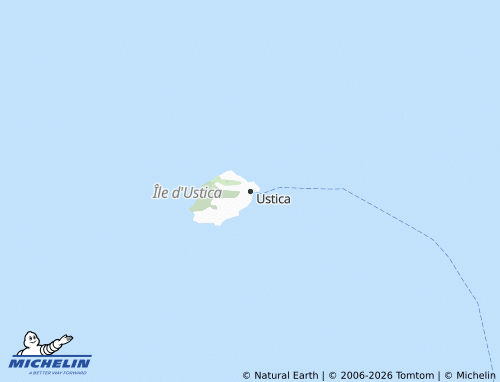 MICHELIN Ustica map - ViaMichelin