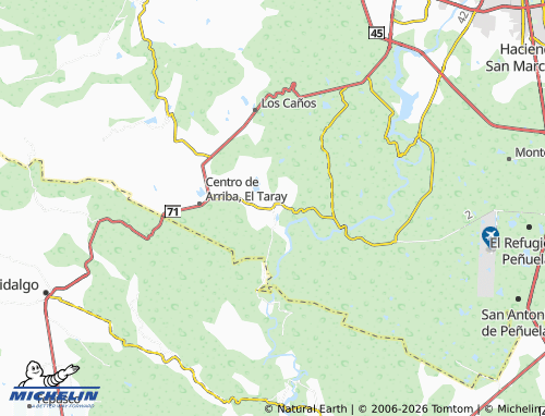 Mapa MICHELIN Cieneguilla, La Lumbrera - ViaMichelin