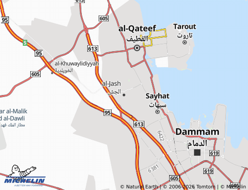 MICHELIN-Landkarte al-Jash - ViaMichelin