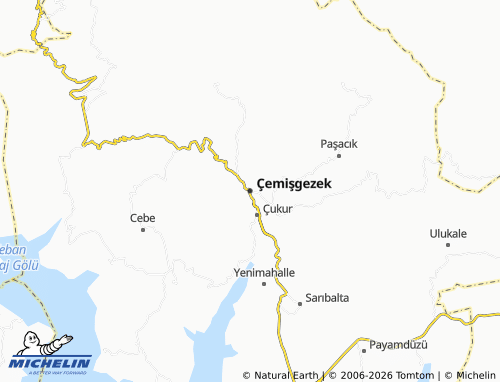 Mappa MICHELIN Çemişgezek - ViaMichelin