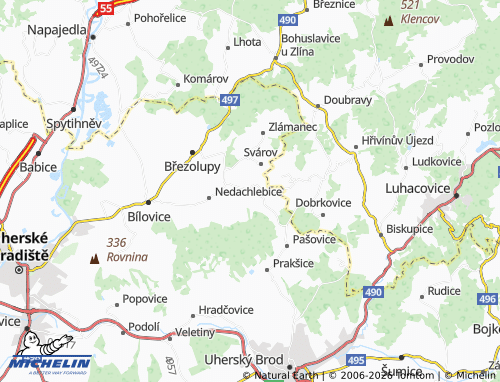Mappa MICHELIN Částkov - ViaMichelin