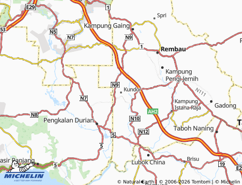 Mapa MICHELIN Kundor - ViaMichelin